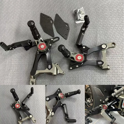 For Ducati Panigale V4 V4S V4R 2018-2024 Adjustable Rearsets FootPegs Footrests - Picture 2 of 16