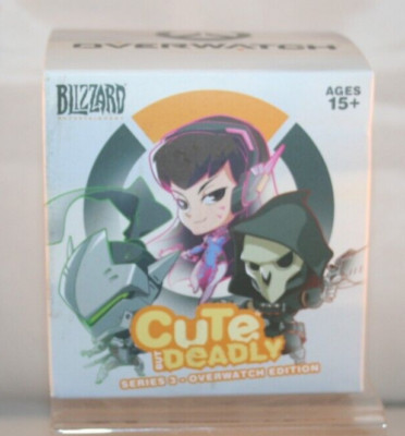 NEW Sealed, Blizzard CUTE BUT DEADLY Series 3 OVERWATCH Edition Blind Box Figure