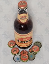 Fallout Sunset Sarsaparilla Bottle & Caps - 16oz, 25 caps, unofficial/handmade