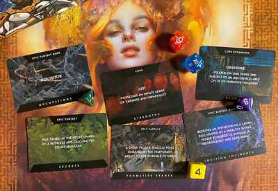 NPC Story Creation System Reckless Deck Psyche for RPG D&D 5E Worldbuilding New