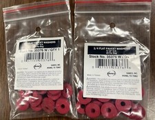 2 Pack DANCO 1/4 FLAT FAUCET WASHERS 9/16  O.D 20 Per Bag  35376 40 Total 