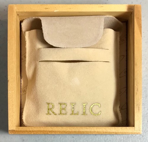 Relic American Eagle Antique Brass Goldtone Pocket Watch - New in Original Box - Picture 7 of 10