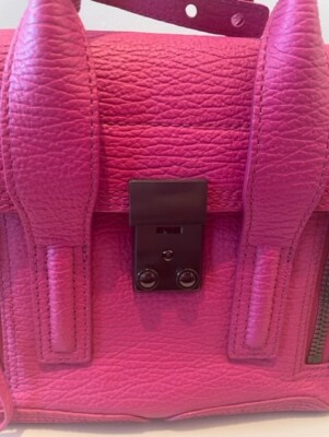 3.1 Phillip Lim Hot Pink Mini Pashli Satchel Handbag (Calfskin