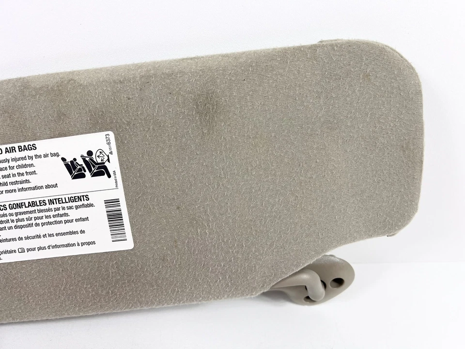 Par de parasoles izquierdo derecho gris esquisto OEM Chevy Avalanche Tahoe 2003-2006 Foto 3 de 4