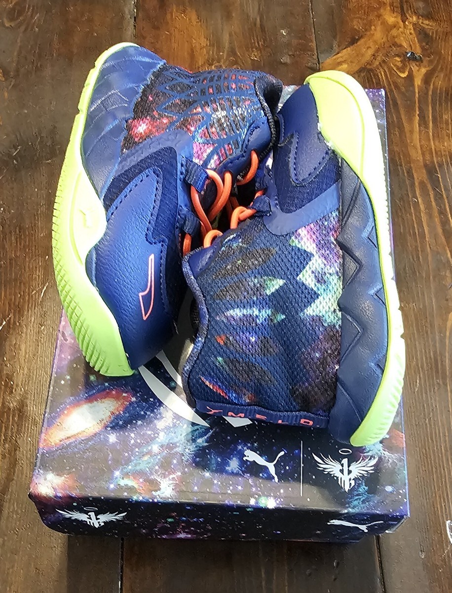 Puma Galaxy AC Toddler Boys Shoes Size 6C – LaMelo Ball Blue Neon