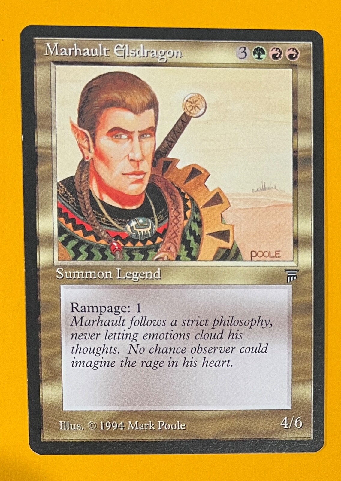 MTG MARHAULT ELSDRAGON Legends (OldManMTG 004-479)