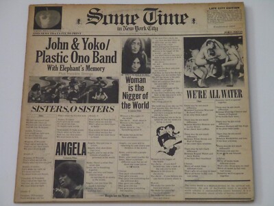 JOHN LENNON YOKO ONO - SOME TIME IN NEW YORK CITY, SVBB 3392 APPLE WINCHESTER 72