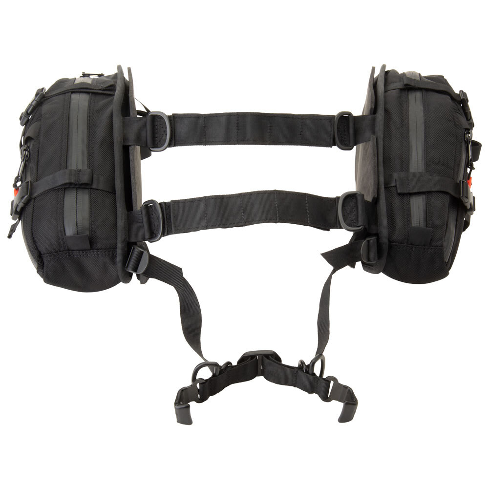 Tusk Traverse Pannier Bags Black/Grey Motorcycle Enduro Adventure