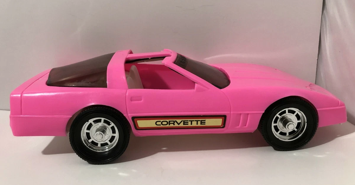 Vintage 1980 s Barbie Pink Corvette 17
