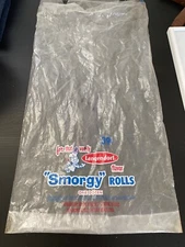 Vintage Plastic Bag Langendorf 39 cent bread roll smorgy rolls