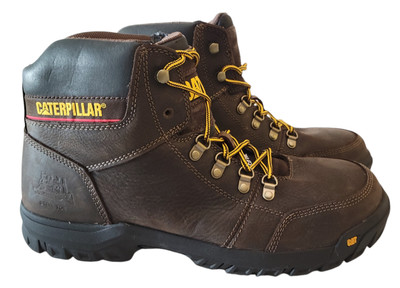 Caterpillar CAT Men's Sz 14M Outline Slip Resistant Steel Toe Work Boot  P90803 | eBay