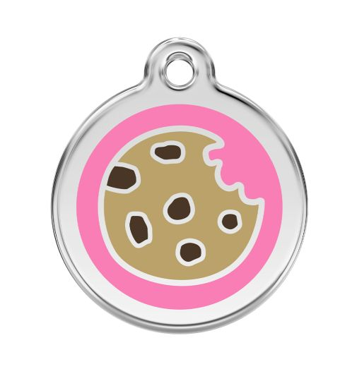 RED DINGO COOKIE ENGRAVED DOG CAT IDENTITY PERSONALISED ID TAG