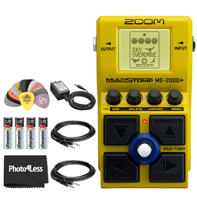 Zoom Multistomp Drive Pedal Bundle