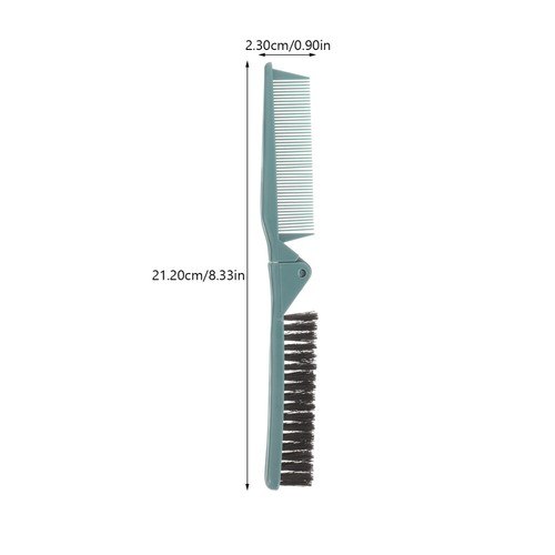 2Pcs Wide Tooth Comb Hairbrush Hair Comb Folding Comb Bathroom Hair Home - Picture 9 of 12