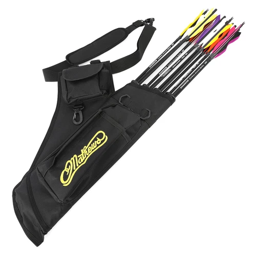 4 Tubes Archery Arrow Quiver Waist Hip Bag Belt Back Bow Hunting Pouch Holder - Picture 9 of 17