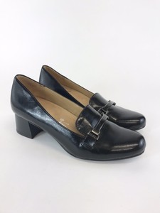 naturalizer black patent loafer