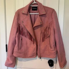 Pink Fringe Jacket