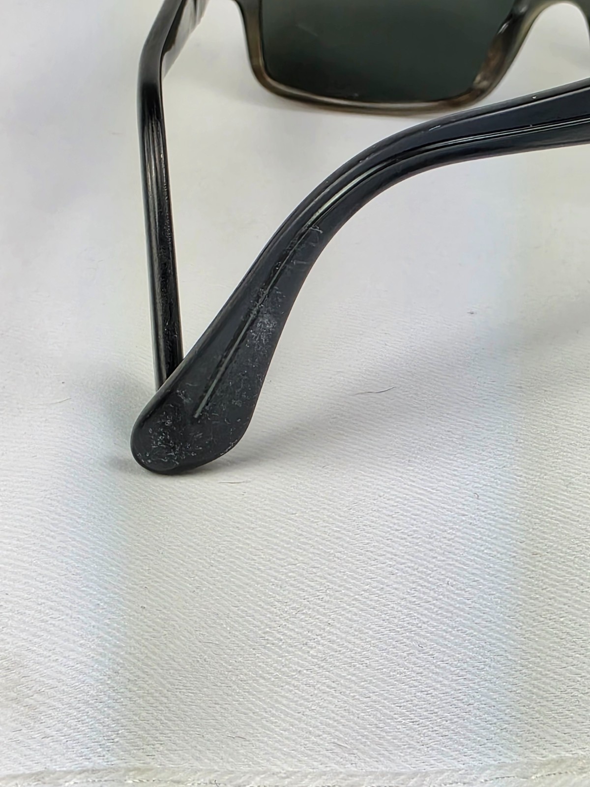 Persol Matte Black Rectangular Polarized Sunglass… - image 6