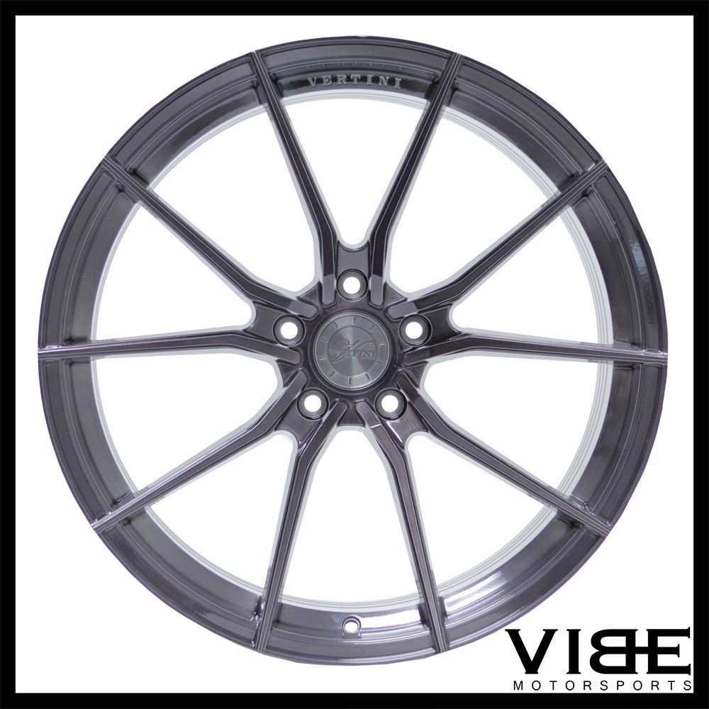 20" VERTINI RF1.2 TITANIUM CONCAVE WHEELS RIMS FITS MASERATI QUATTROPORTE