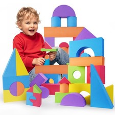 Bingyouth Large Foam Building Blocks for Toddlers - 30pc Stacking Set