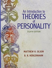 INTRODUCTION TO THEORIES OF PERSONALITY, AN WITH By Matthew H. Olson