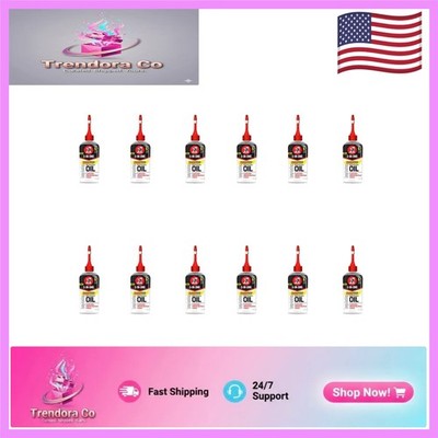 12-Pack Multi-Purpose Drip Oil 4 OZ - Effective for Automotive and Marine Use