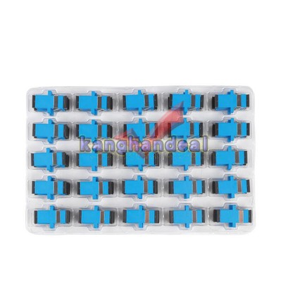 200x SC-SC Coupler Fiber Optic Connector Adapter SC UPC SM Flange Simplex