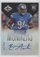 2013 Panini Limited Phenoms Monikers Silver 107/299 Ezekiel Ansah #172 Auto qa4