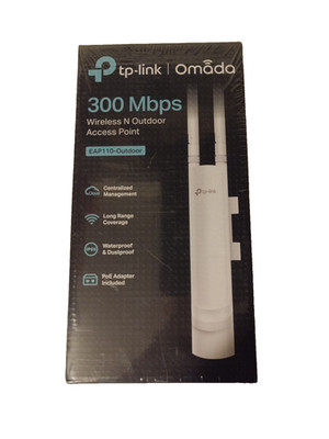 TP-Link Omada 300Mbps Wireless N Outdoor Access Point EAP110-Outdoor NEW SEALED