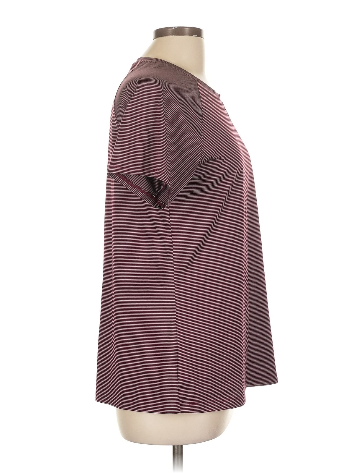 Under Armour Women Gray Active T-Shirt L thumbnail 3