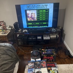 Atari Jaguar CD Console  CIB  Box Manual Games Star Wars TESTED AND WORKING READ