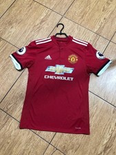 Adidas Manchester United Chevrolet Jersey Home 2017 2018 Football Shirt Adidas S