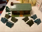 Vintage Marx U.S. Army Training Center Headquarters T3-21 Tin Building