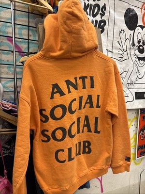 Anti Social Social Club x Undefeated Paranoid Orange Men's M L