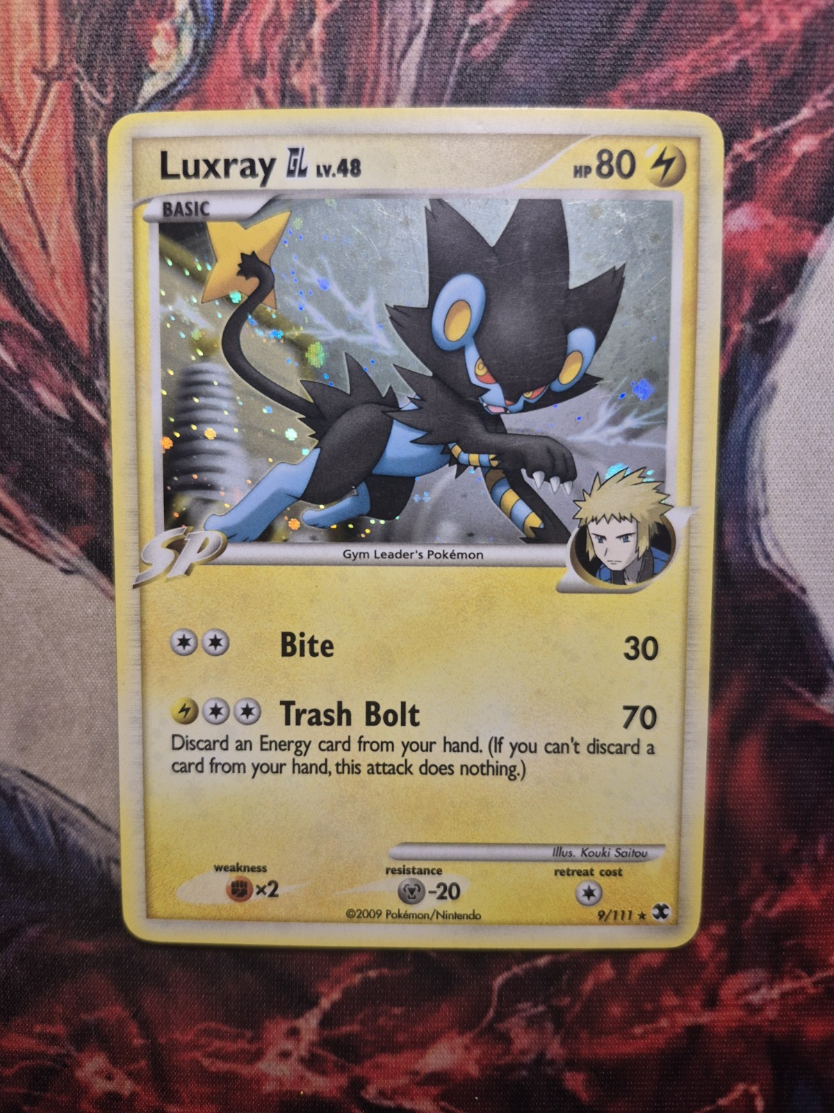 Luxray GL 9/111 Rising Rivals Holo Rare Pokemon TCG Card -LP