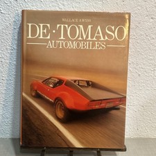 Detomaso Hardback Book Pantera De Tomaso Maserati Wyss W Slip Cover Free Ship