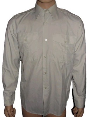 Chemise Grise Armée Néerlandaise - Manches Longues - Taille à Vérifier - Occasion Très Bon état