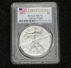 2019 American Silver Eagle Coin PCGS MS70 First Strike SEE PICS AND DESCRIPTION