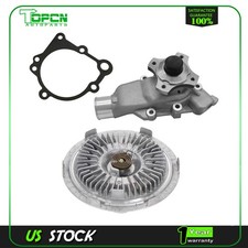 Electric Fan Clutch Water Pump Kit For 1999-2004 Jeep Grand Cherokee 4.0l Ohv Electric Fan Clutch Water Pump Kit For 1999-2004 Jeep Grand Cherokee 4.0l Ohv
