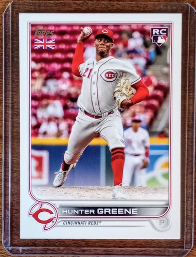 Hunter Greene 2022 Topps UK Edition #148 Rookie Card RC Cincinnati Reds