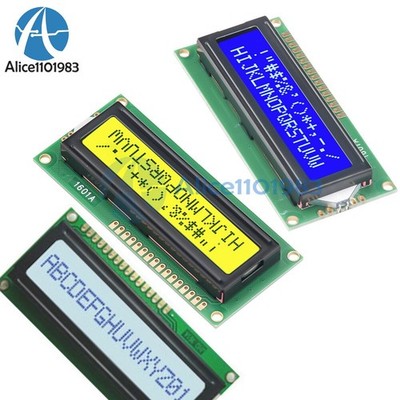 1601 16x1 Character 5V LCD Display Blacklight Module White/Yellow/  backlight *v