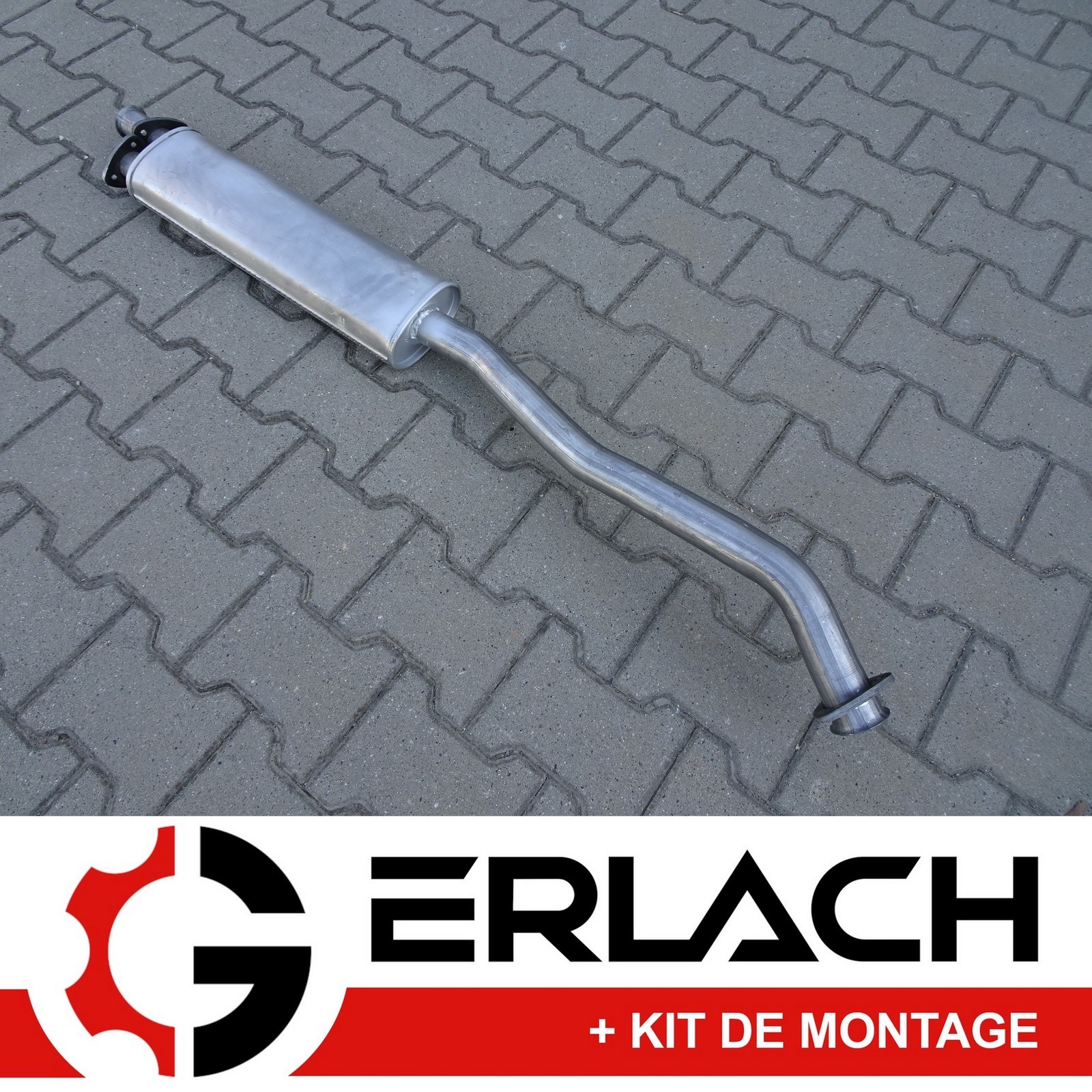 Silencieux intermédiaire BMW 3er E21 320/6 berline 1977-1982 échappement ligne 502