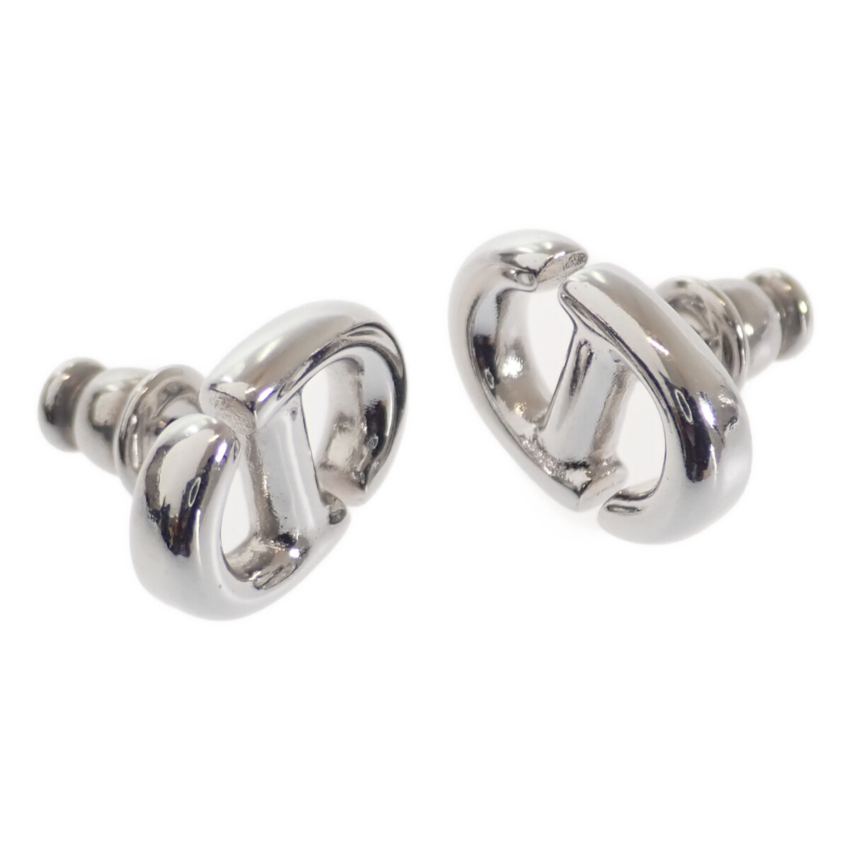 Dior Christian CD NAVY Stud Earrings E1594CDNMT D000 Metal Dior Christian CD NAVY Stud Earrings E1594CDNMT D000 Metal