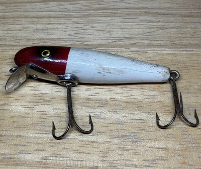 antique paw paw fishing lures Vintage Shakespeare Perch Lucky Dog Lure For Sale Wooden Lures Vintage Lures Vintage