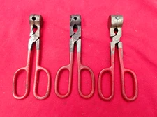 CIVIL WAR BULLET MODLDS (3) FOR REENACTORS & MUZZLE SHOOTERS EXCELLENT COND.