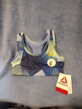 Girls Reebok Reversible Sports Bra Size XS 4/5
