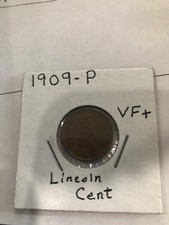 1909-P Lincoln wheat cent penny- VF