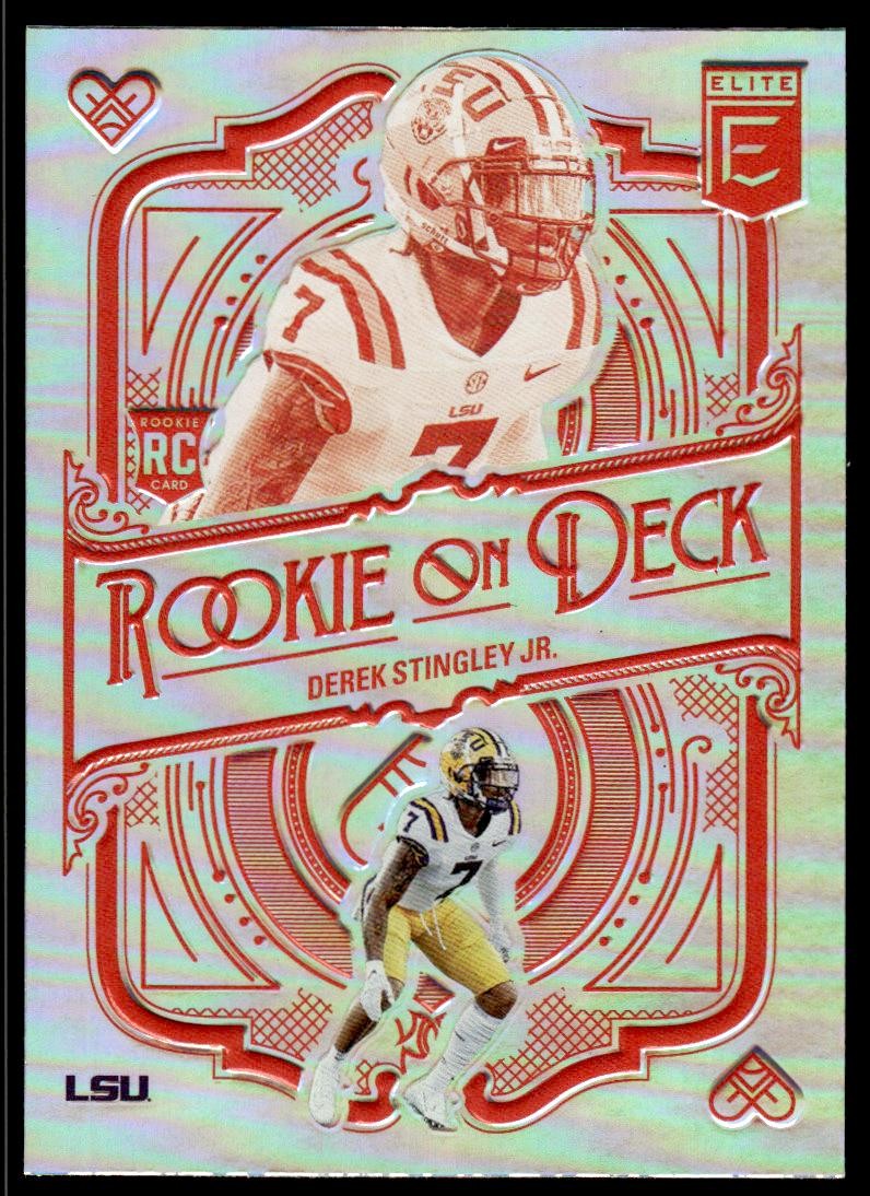 Derek Stingley Jr. Panini Donruss Elite Rookie on Deck #RD16 Base