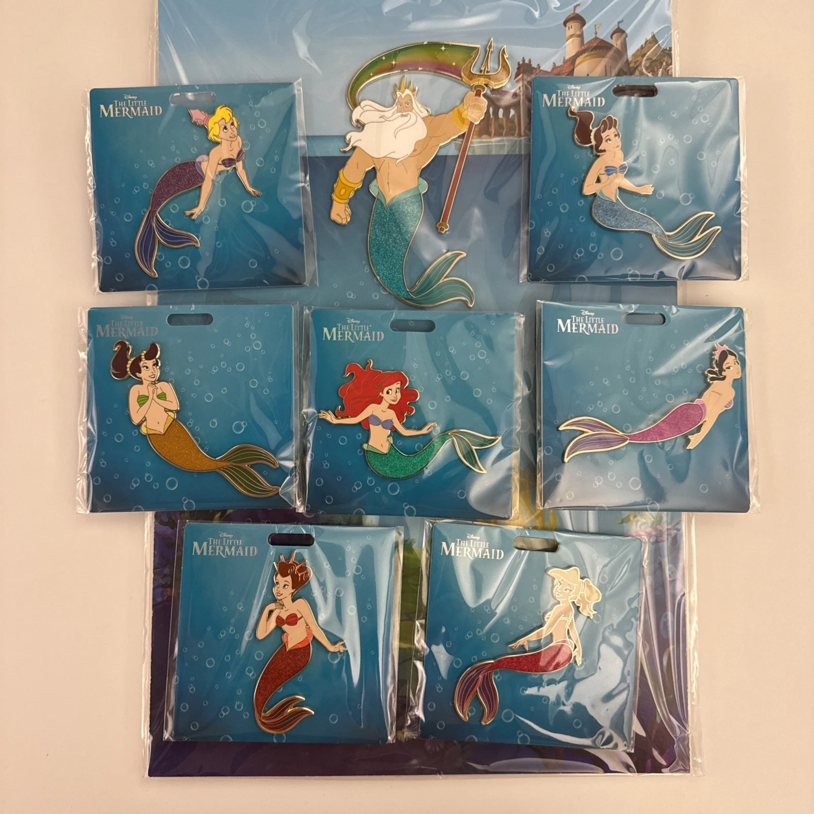 Disney WDI MOG Exclusive Limited Edition 300 The Little Mermaid Pin Set