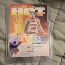 Panini 2023-24 NBA Hoops Hot Signatures Autograph Isaiah Hartenstein Knicks HS-…